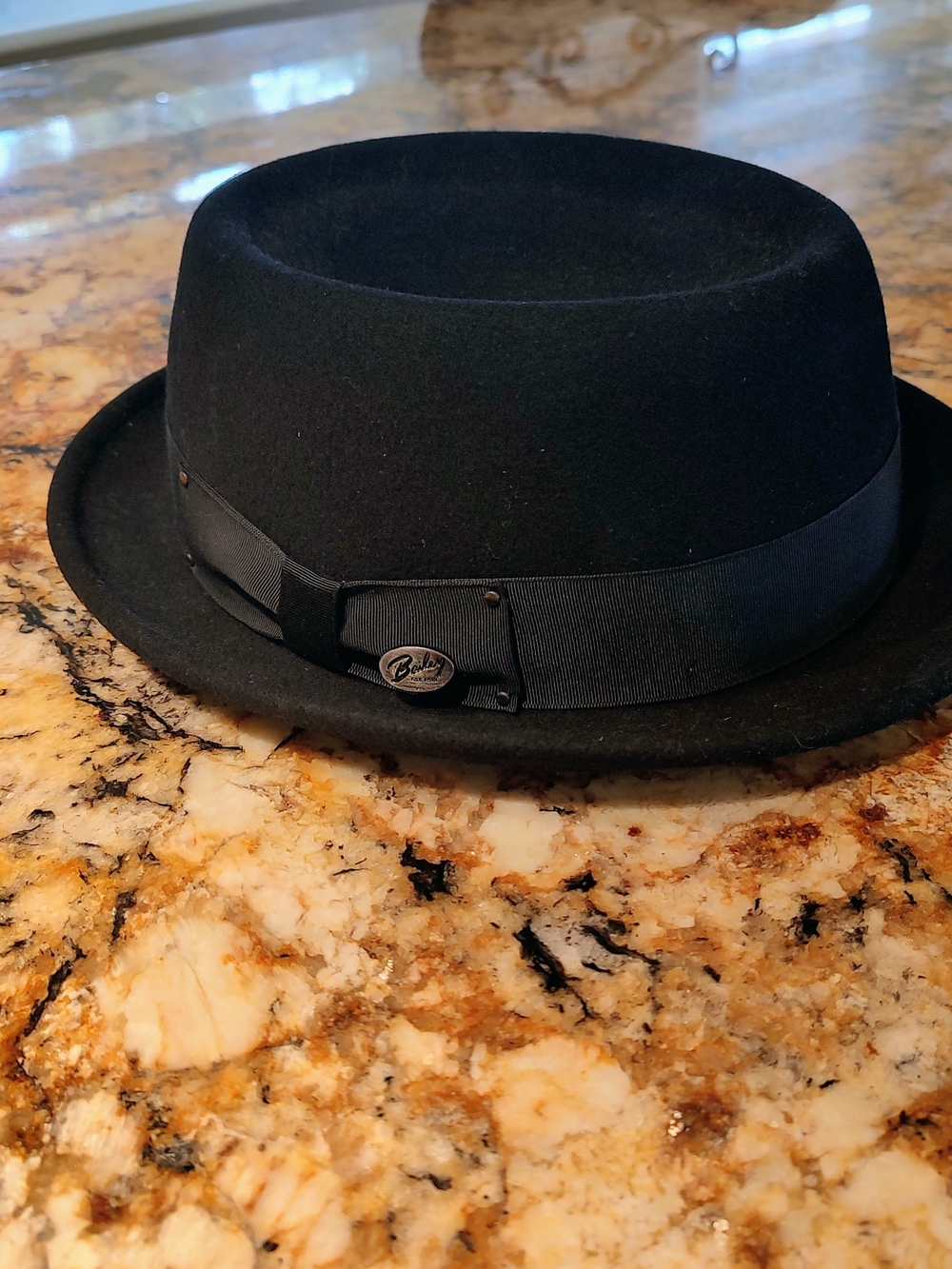 Bailey LiteFelt Packable Water-Repellent Men’s Hat - Black